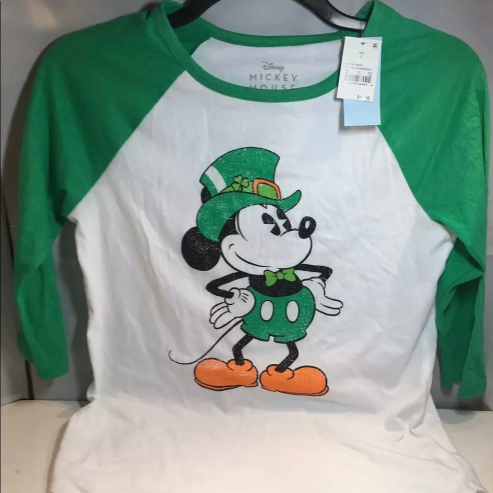 NWT St. Patrick’s Day Mickey Mouse Women’s…